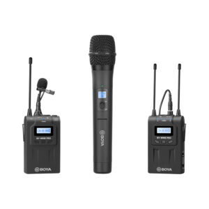 میکروفن بی‌سیم دستی و یقه‌ای بویا BOYA BY-WM8 Pro-K4 Wireless Microphone