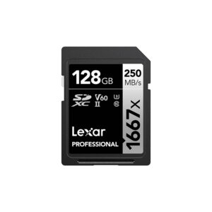 کارت حافظه لکسار Lexar 128GB Professional 1667x UHS-II SDXC