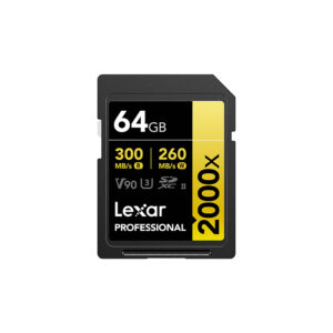 کارت حافظه لکسار 64 گیگ Lexar 64GB Professional 2000x UHS-II SDXC