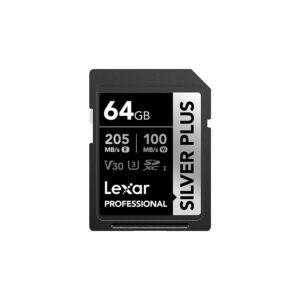 کارت حافظه لکسار Lexar 64GB Professional SILVER PLUS UHS-I SDXC
