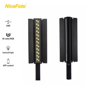 نور باتومی نایس فتو Nicefoto TC-C2 Bi-color RGB Handheld LED Light